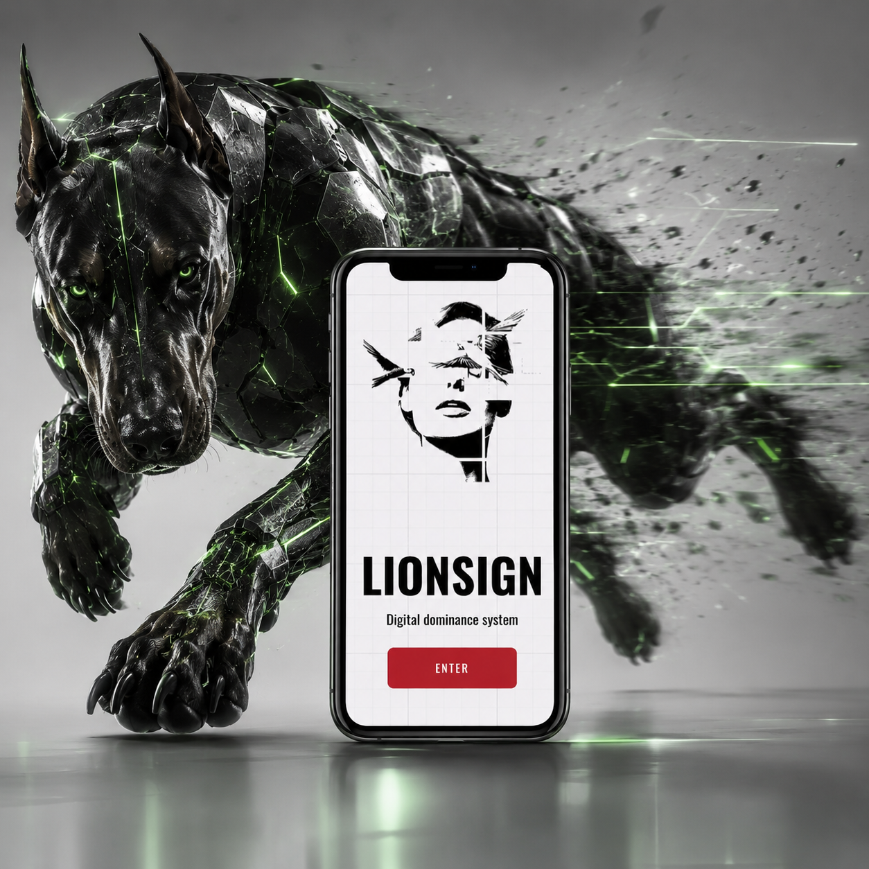 Lionsign Doberman mobile preview