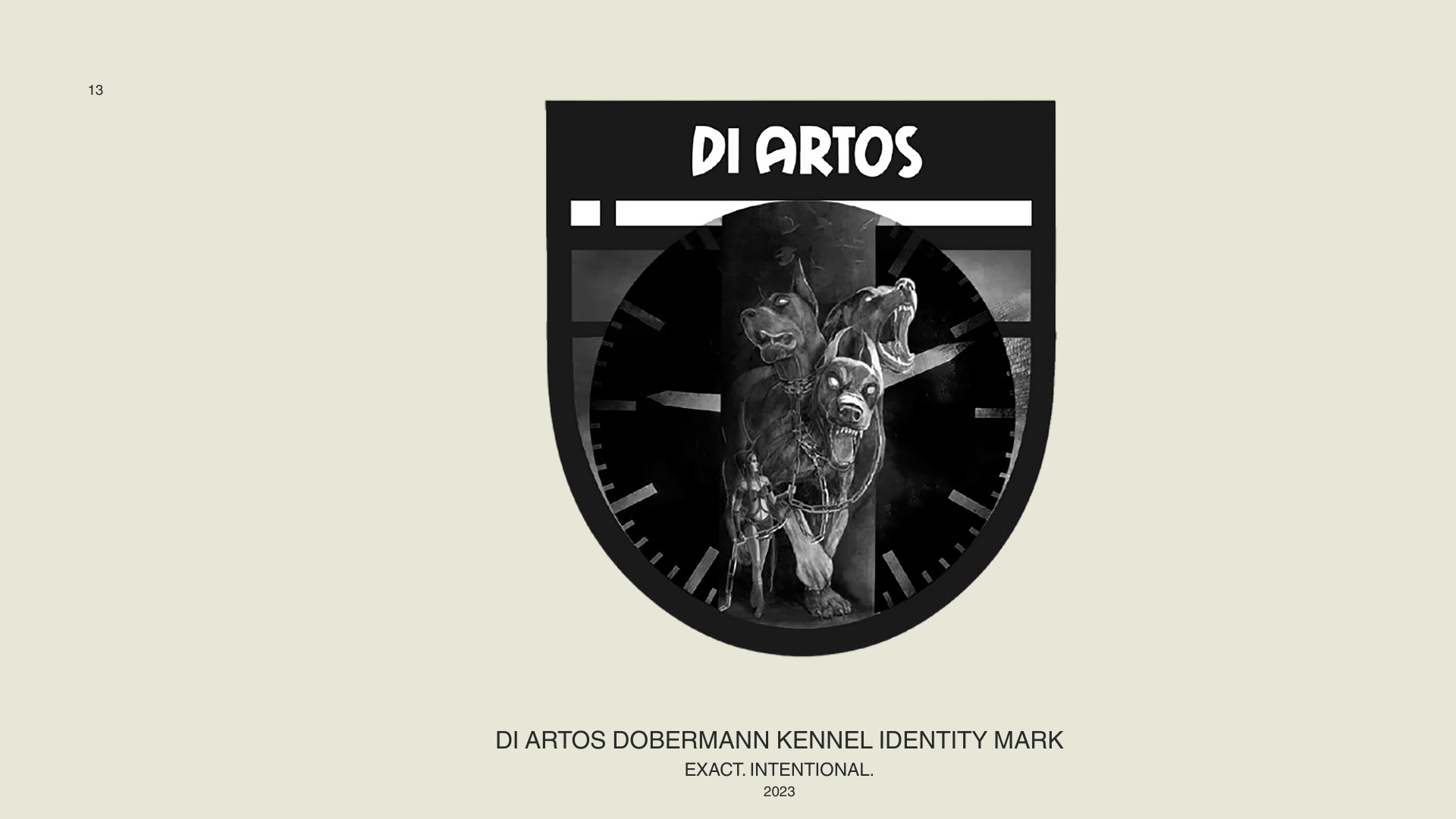 Di Artos Dobermann identity mark