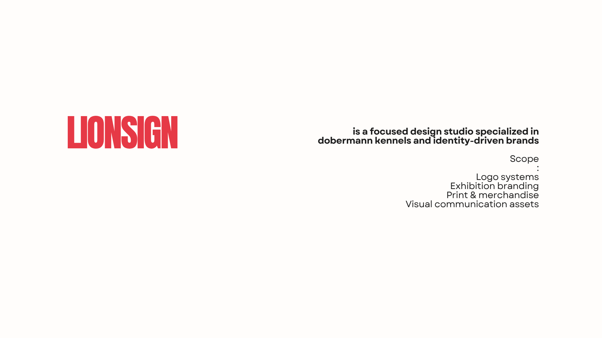 Lionsign portfolio slide 02